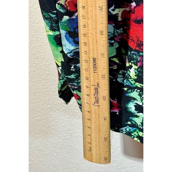 Maeve Petal Palette Dolman Slouchy Split Hem Mini Dress Women's Small - Picture 10 of 12